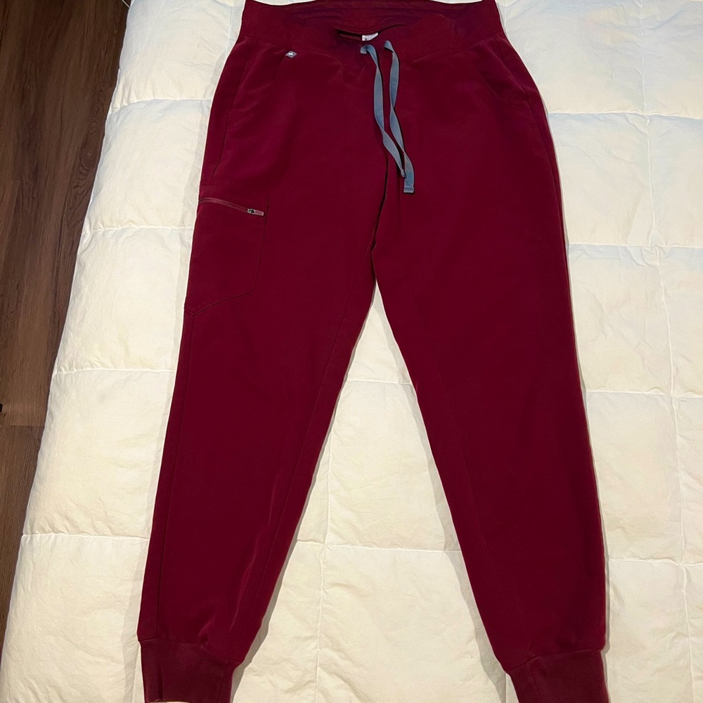Women's Burgundy Jogger Pants